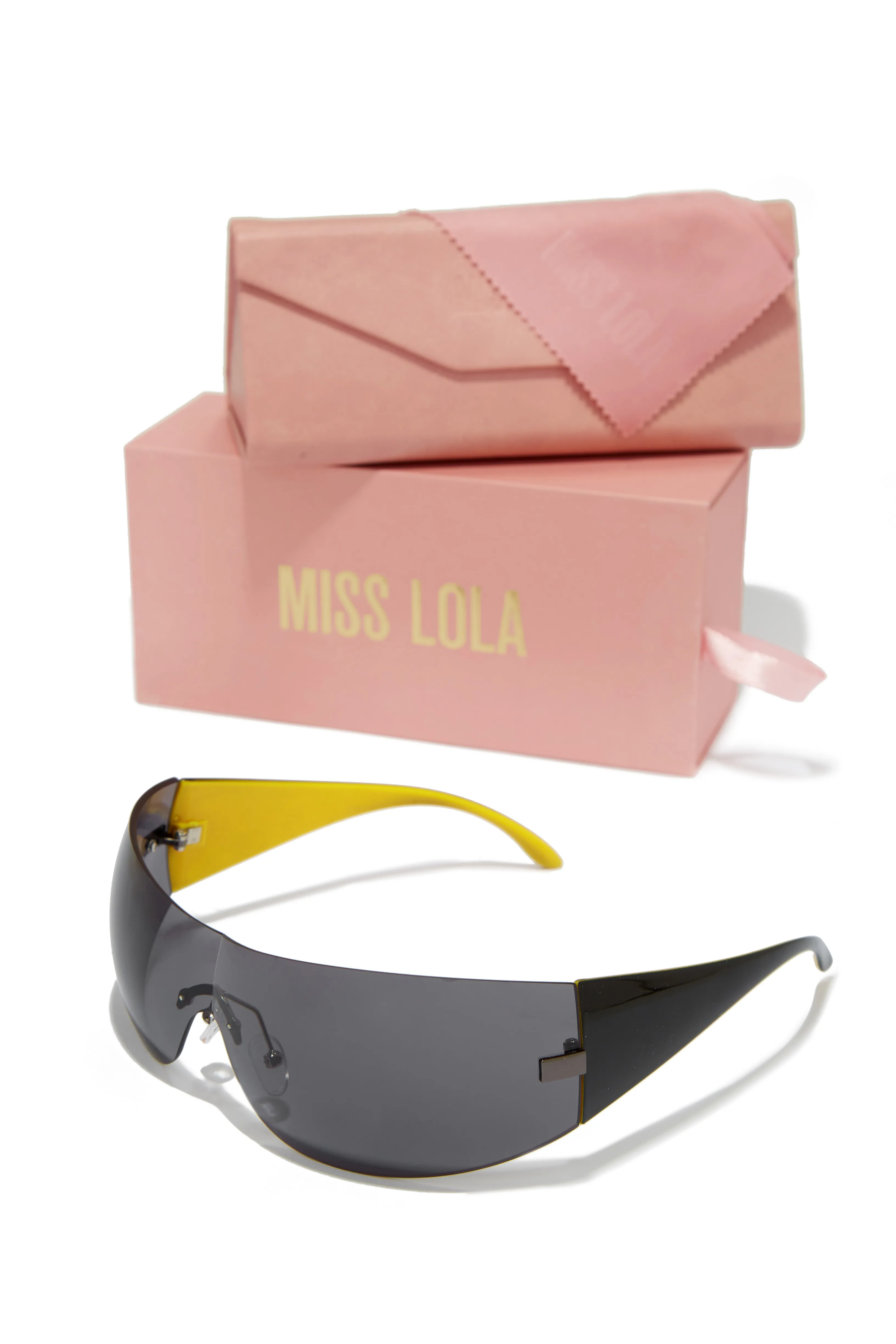 Akeera Oversized Sunglasses -  Yellow