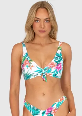 Baku Bermuda Tie Front Bikini Top