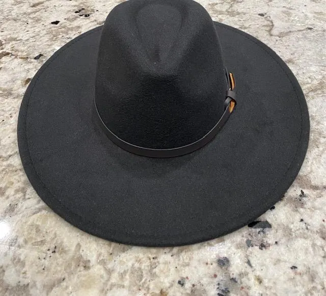 Basic Black Felt Hat