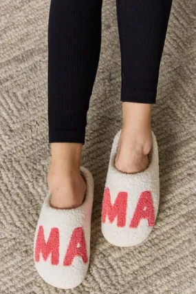 Blue Zone Planet |  Melody MAMA Pattern Cozy Slippers