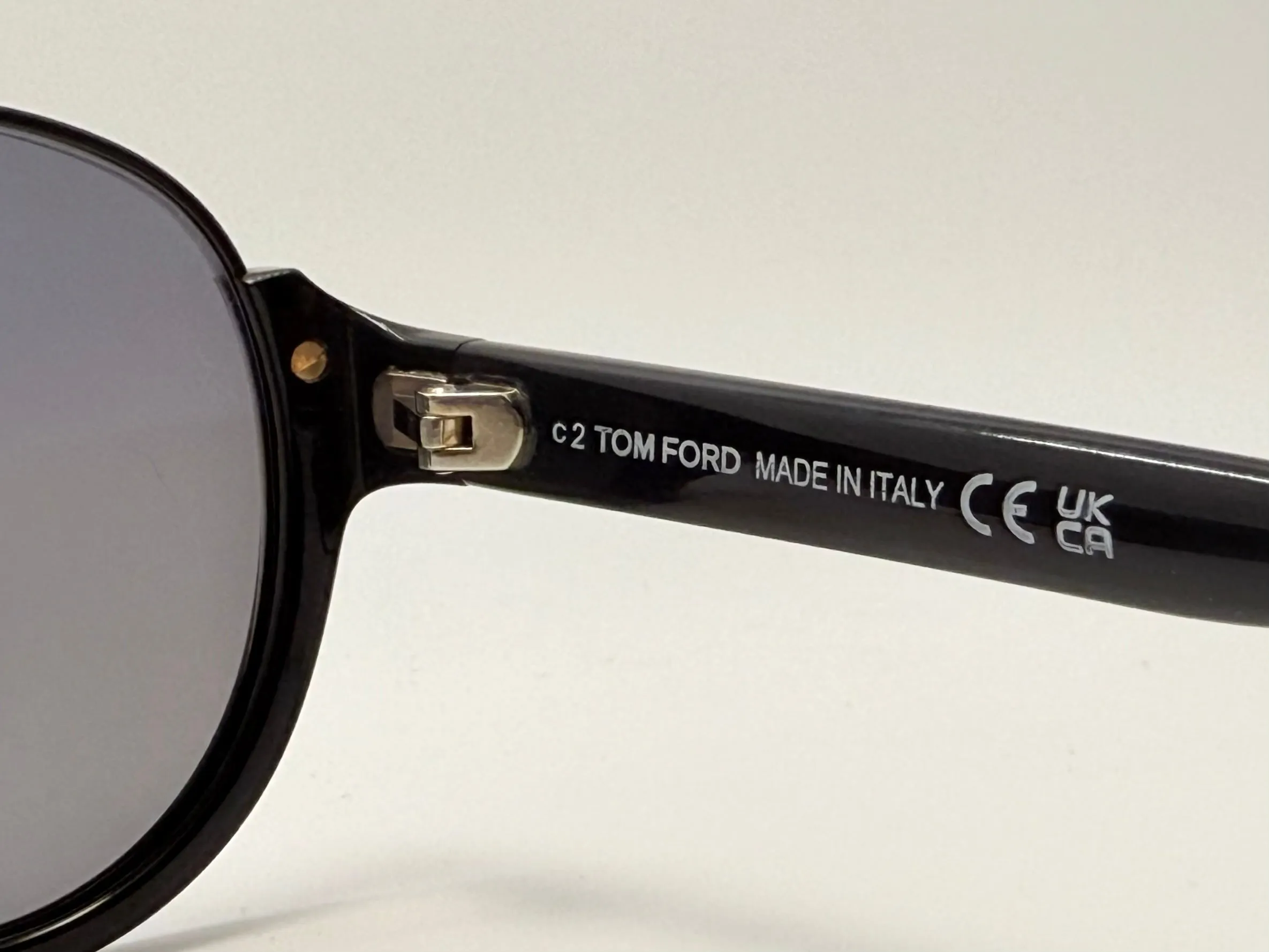 BRAND NEW TOM FORD DIMITRY TF334 ECO 010 POLARIZED AVIATOR SUNGLASSES – BLACK/GREY