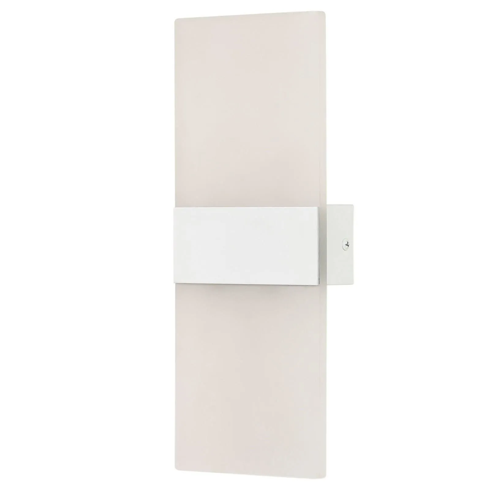 Brilliant Wisher Matt White LED Modern Wall Light