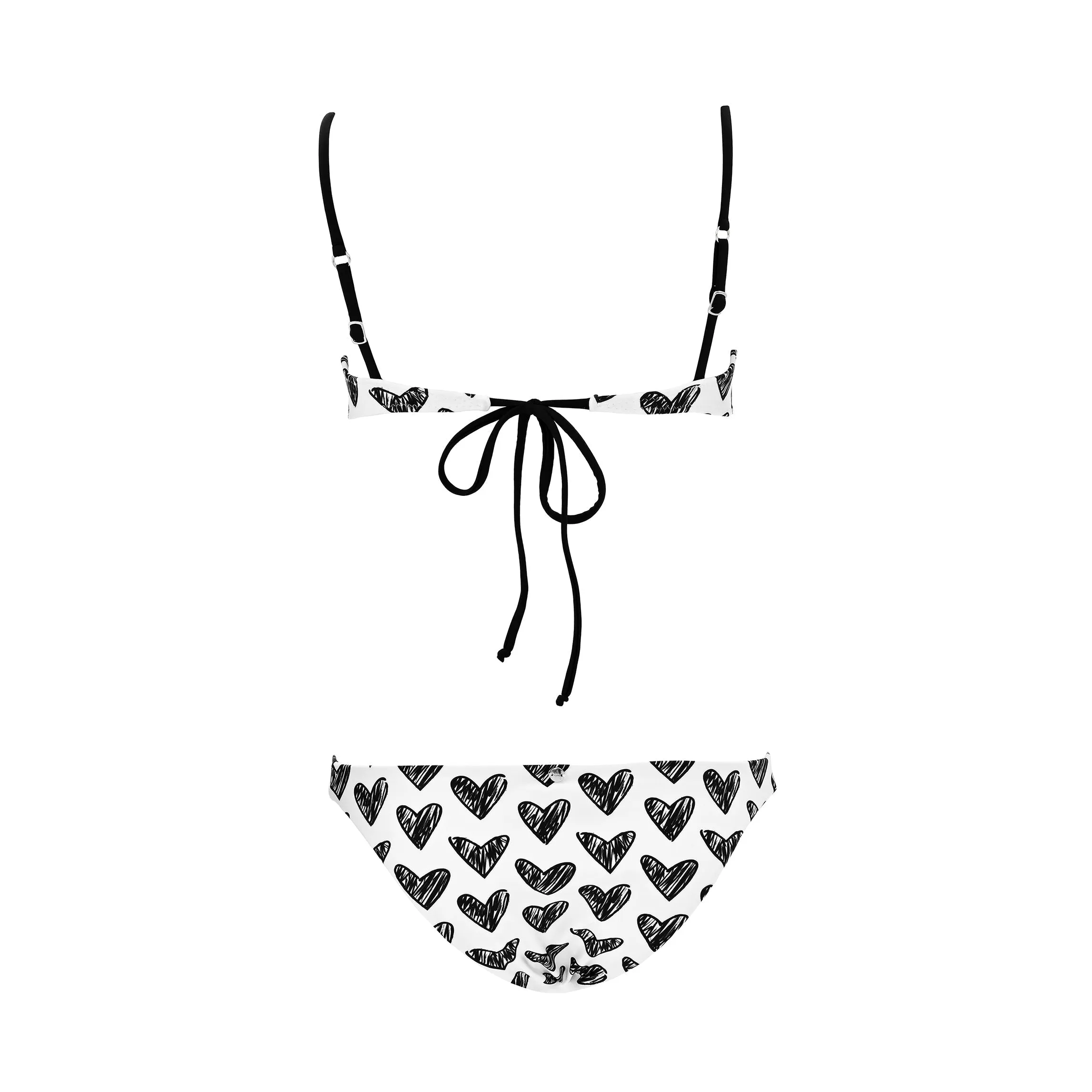 BRITTO® Bikini Set Lucy - Black Hearts
