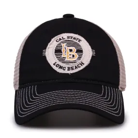 Cal State-Long Beach Trucker Hat Circle Design