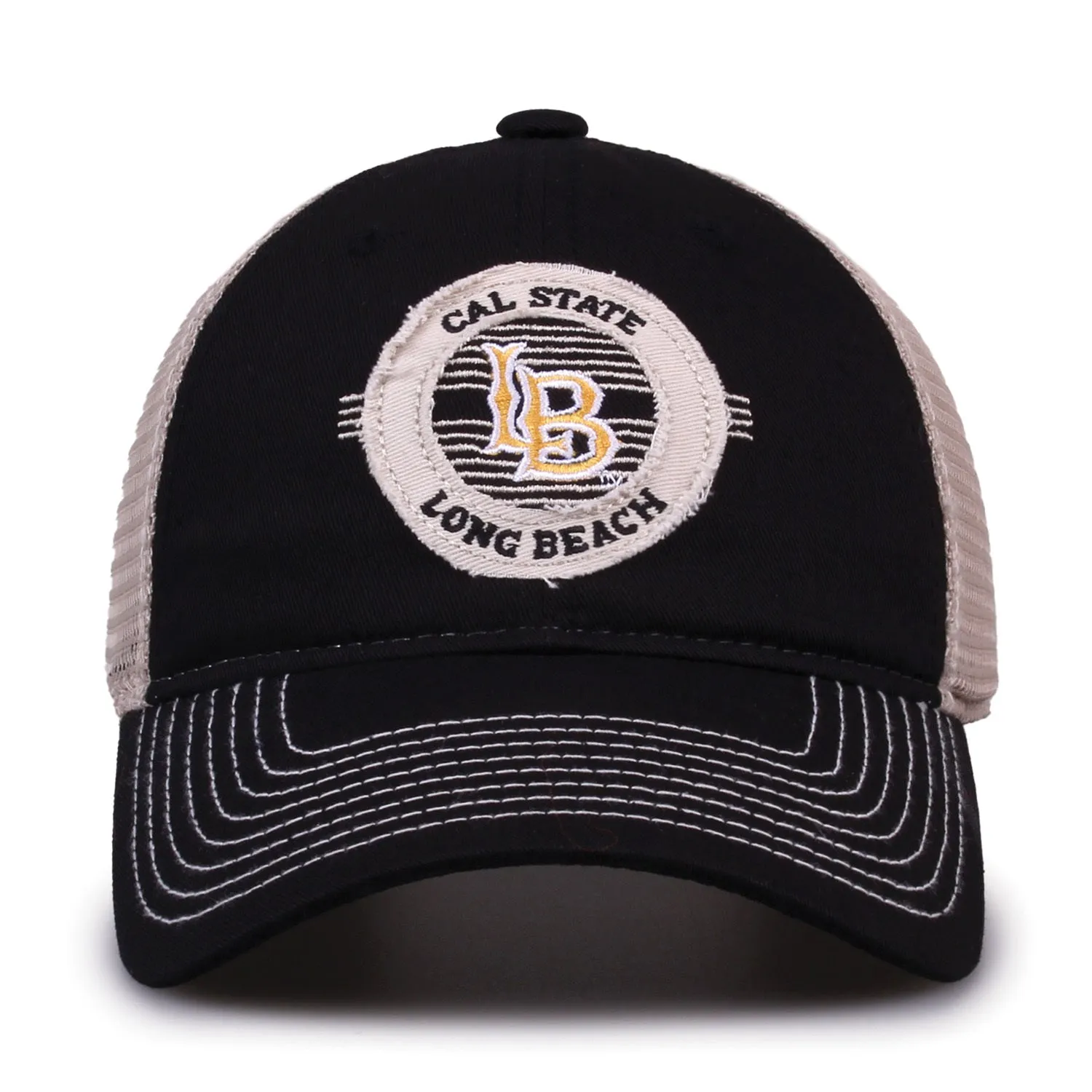 Cal State-Long Beach Trucker Hat Circle Design