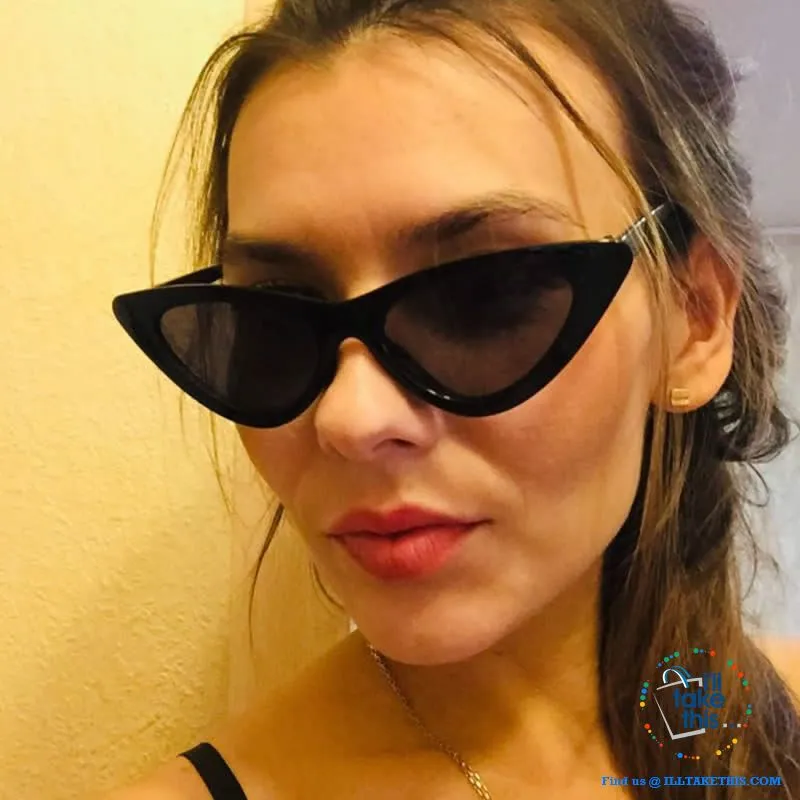 Cat Eye Style Polarized Sunglasses which are totally retro. 13 Colors