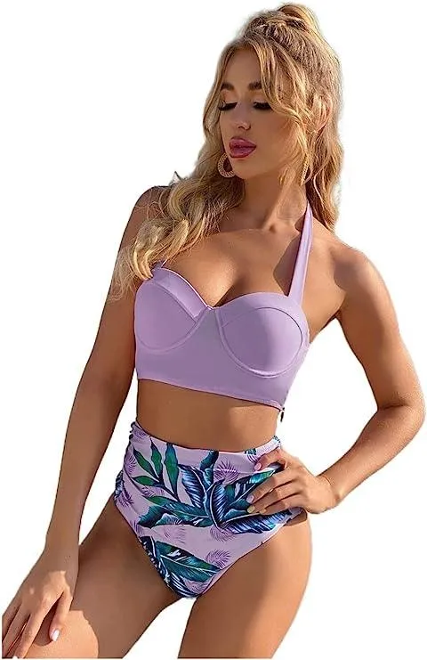 Dana Padded Bikini: Purple