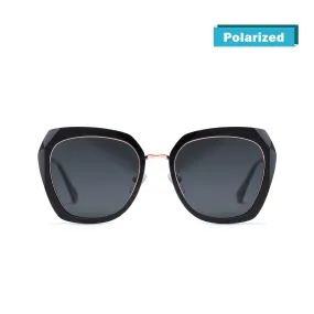 DUCO Diamond Trim Style Sunglasses for Women Polarized UV Protection DC1225