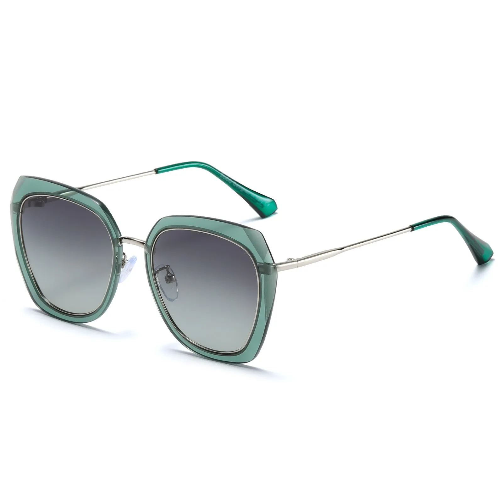 DUCO Diamond Trim Style Sunglasses for Women Polarized UV Protection DC1225