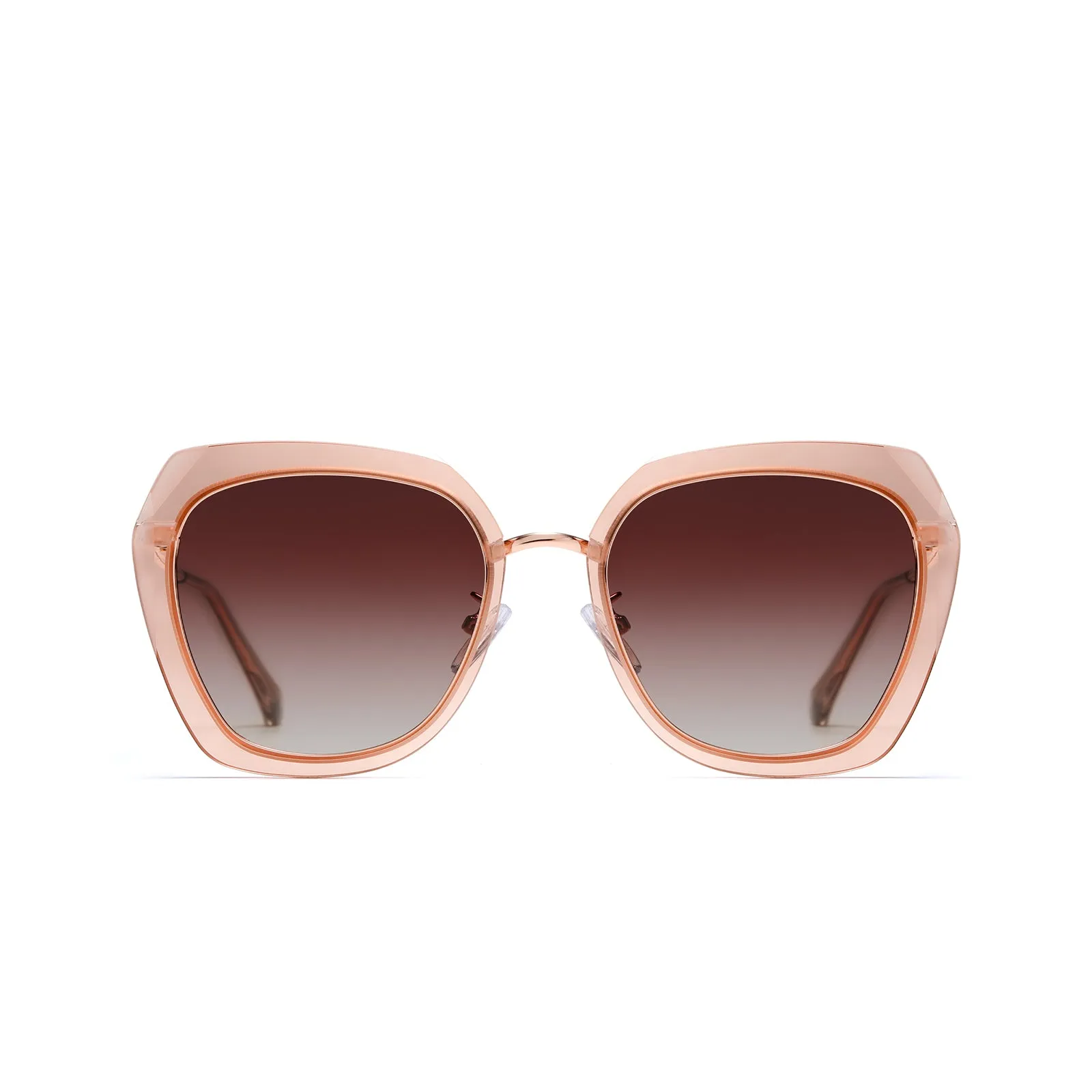 DUCO Diamond Trim Style Sunglasses for Women Polarized UV Protection DC1225