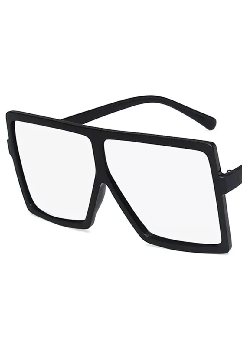 FLAT TOP SHIELD FASHION GLASSES