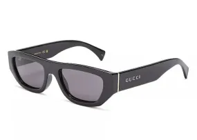 Gucci Logo Square Sunglasses Black