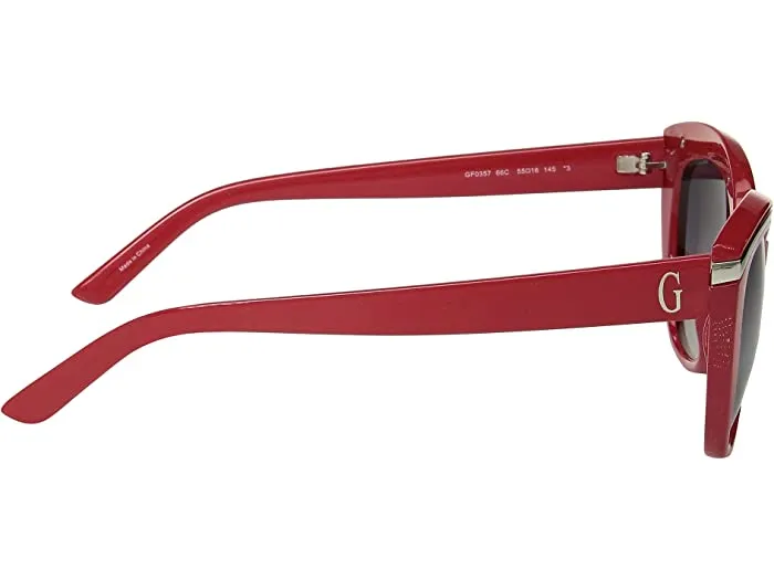 GUESS GF0357-66C-55 Sunglasses Size 55mm Red