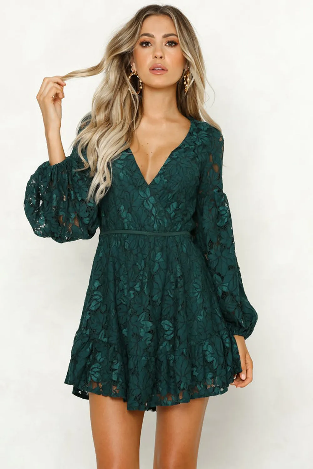 Hannah - Robe chemise à lacets