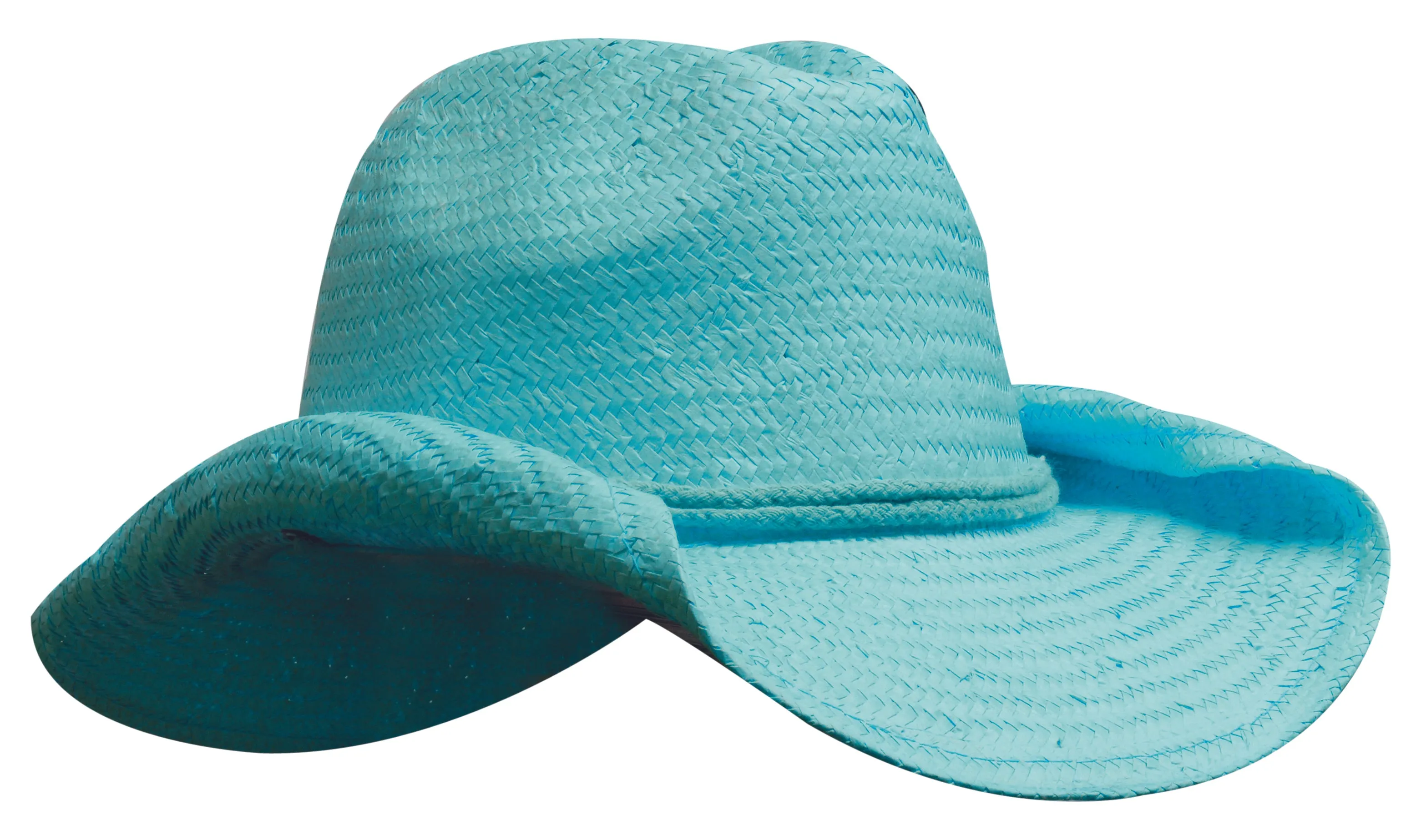 Headwear Ladies Cowboy Straw Cap (4283)- Clearance