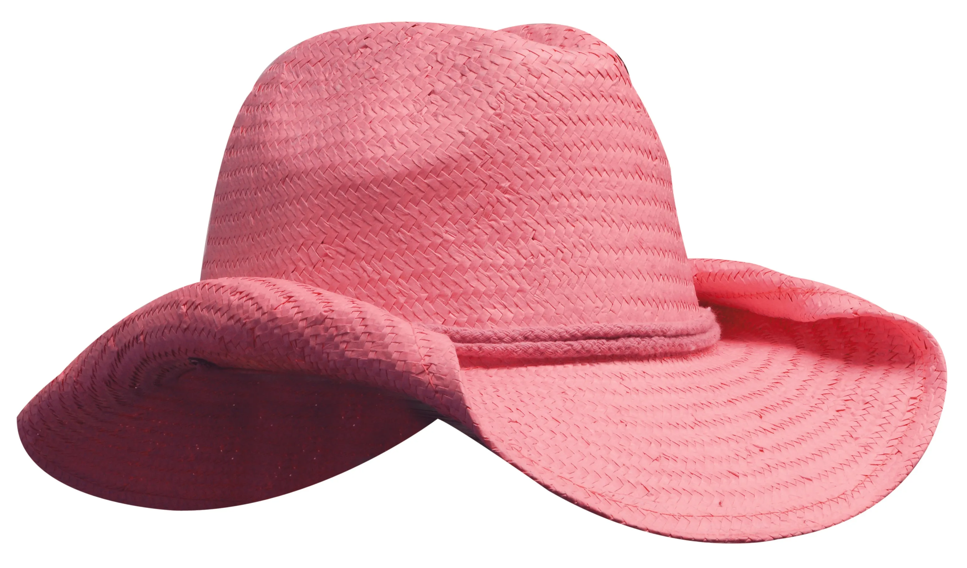 Headwear Ladies Cowboy Straw Cap (4283)- Clearance
