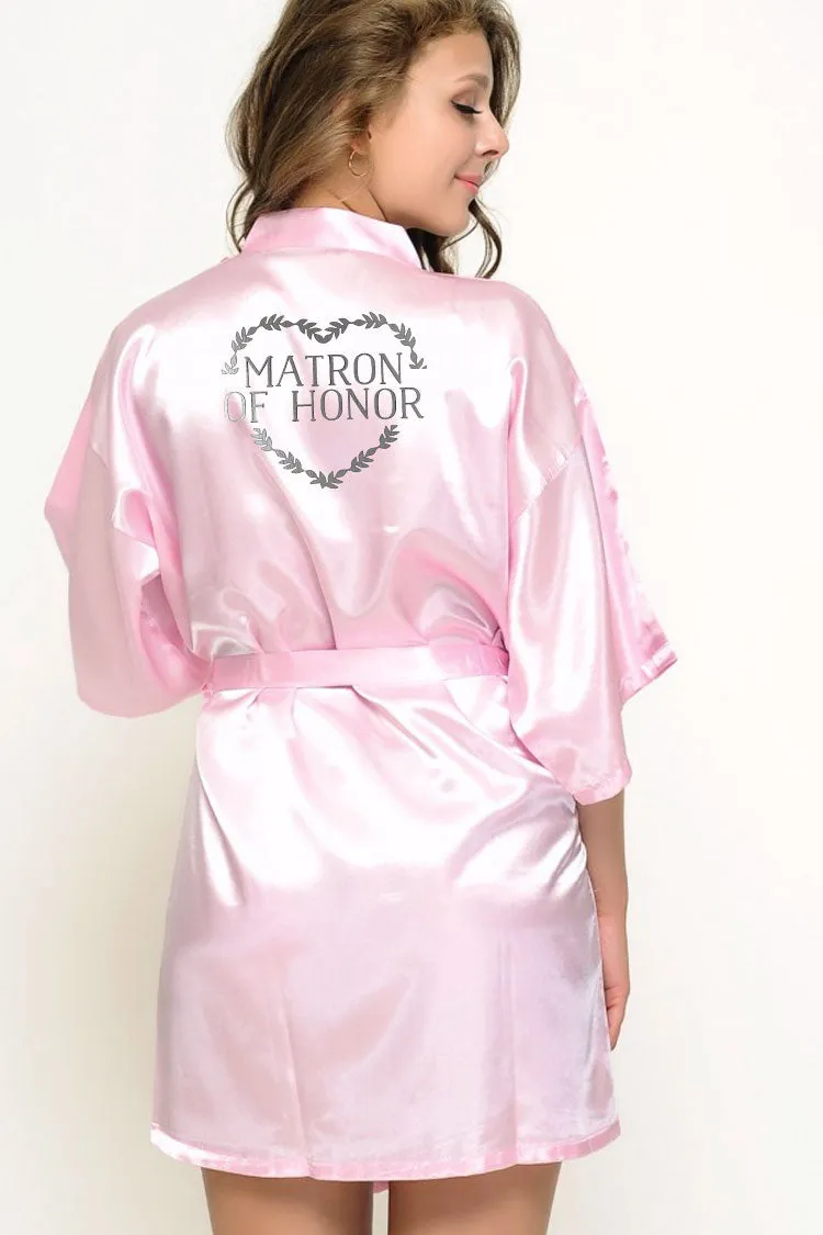 Heart Wreath Style - Matron of Honor Robe