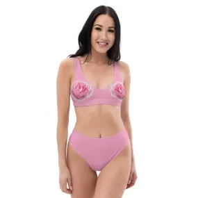 High Waisted Bikini Womens (Glamourange Luxury Bikini High Waisted - 0095 Patterns Model)