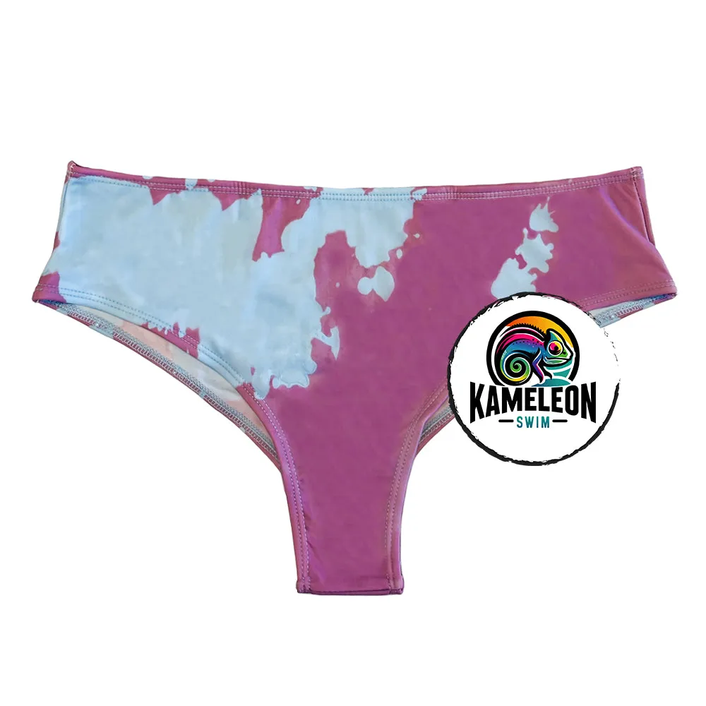 High Waisted Bikinis Solid Color Changing
