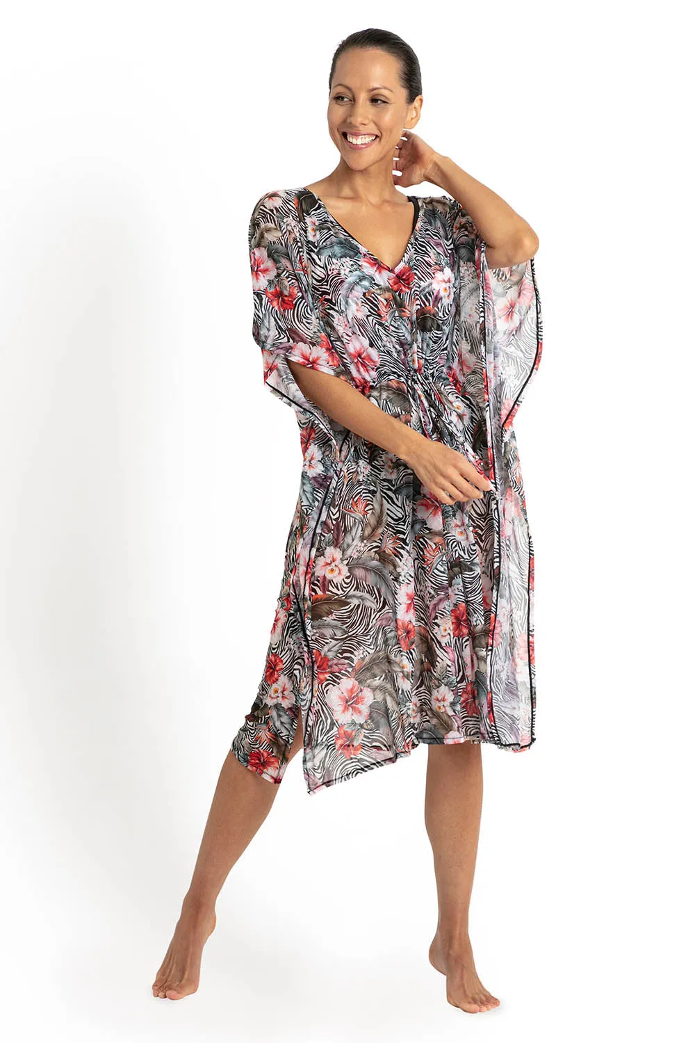 Jantzen Africa Mesh Capri Kaftan