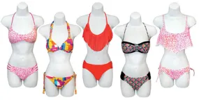 junior women's high fashion two-piece swimsuits - sizes s-l Case of 30