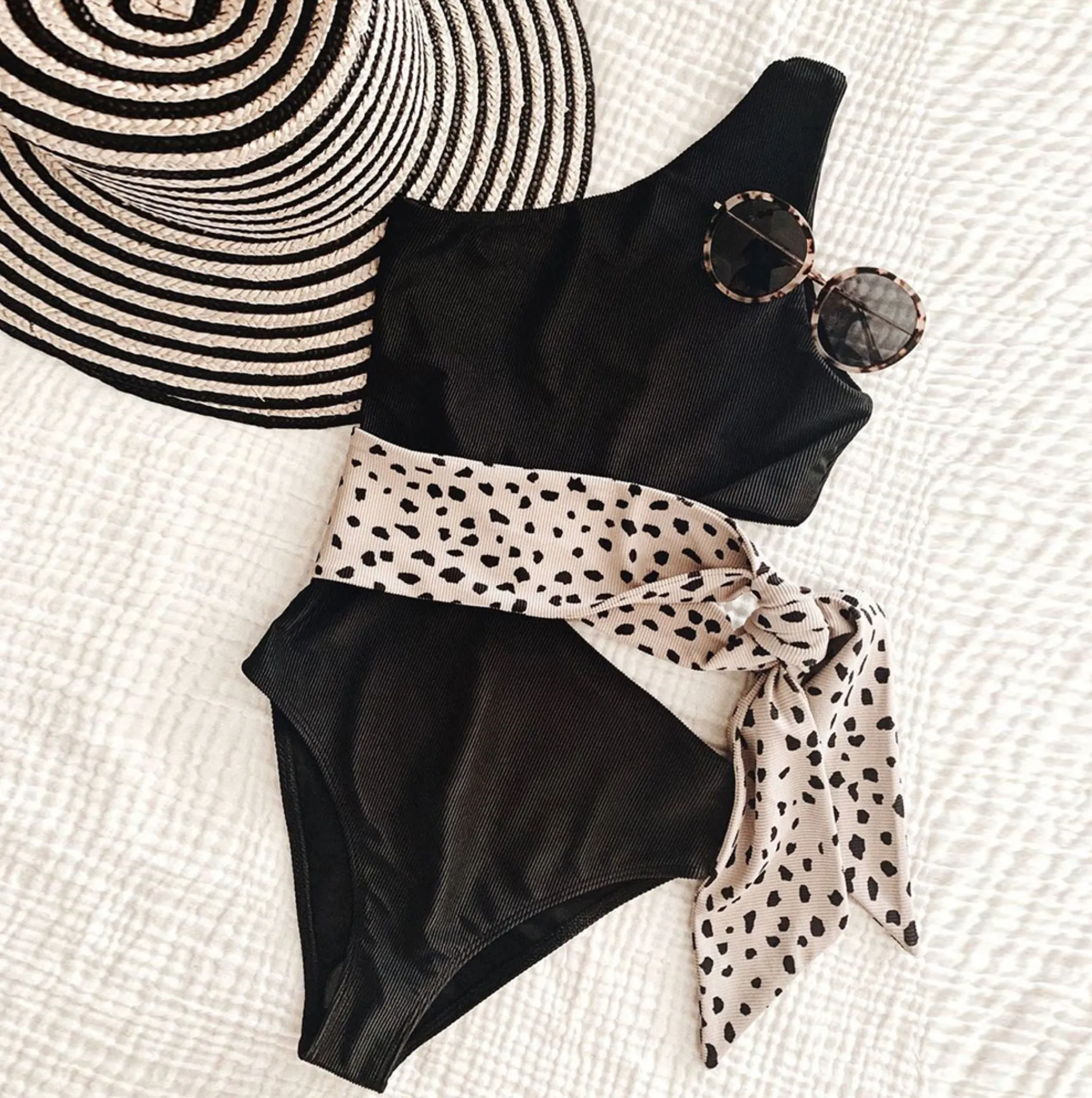 Keely Side-Tie Swimsuit