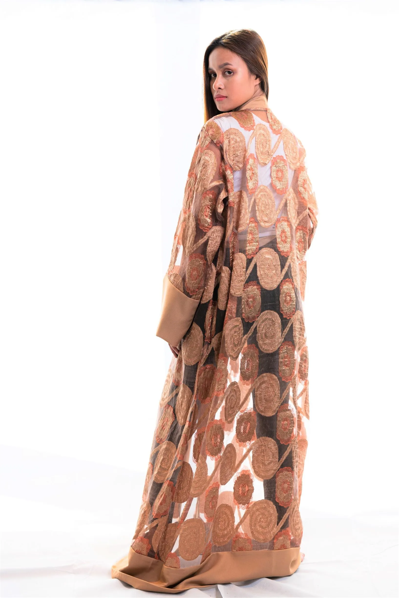 Lucy sheer kimono robe