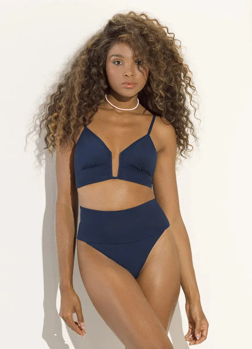 Maaji Deep Ocean Babylon High Rise/High Leg Bottom