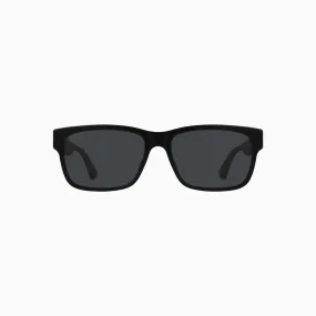 Men's Black Grey Square Sunglasses