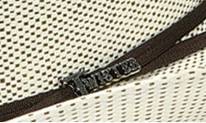 MF Western Twister Added Money Brick Two Tone Vented Bangora  Natural Straw Hat Style T71621