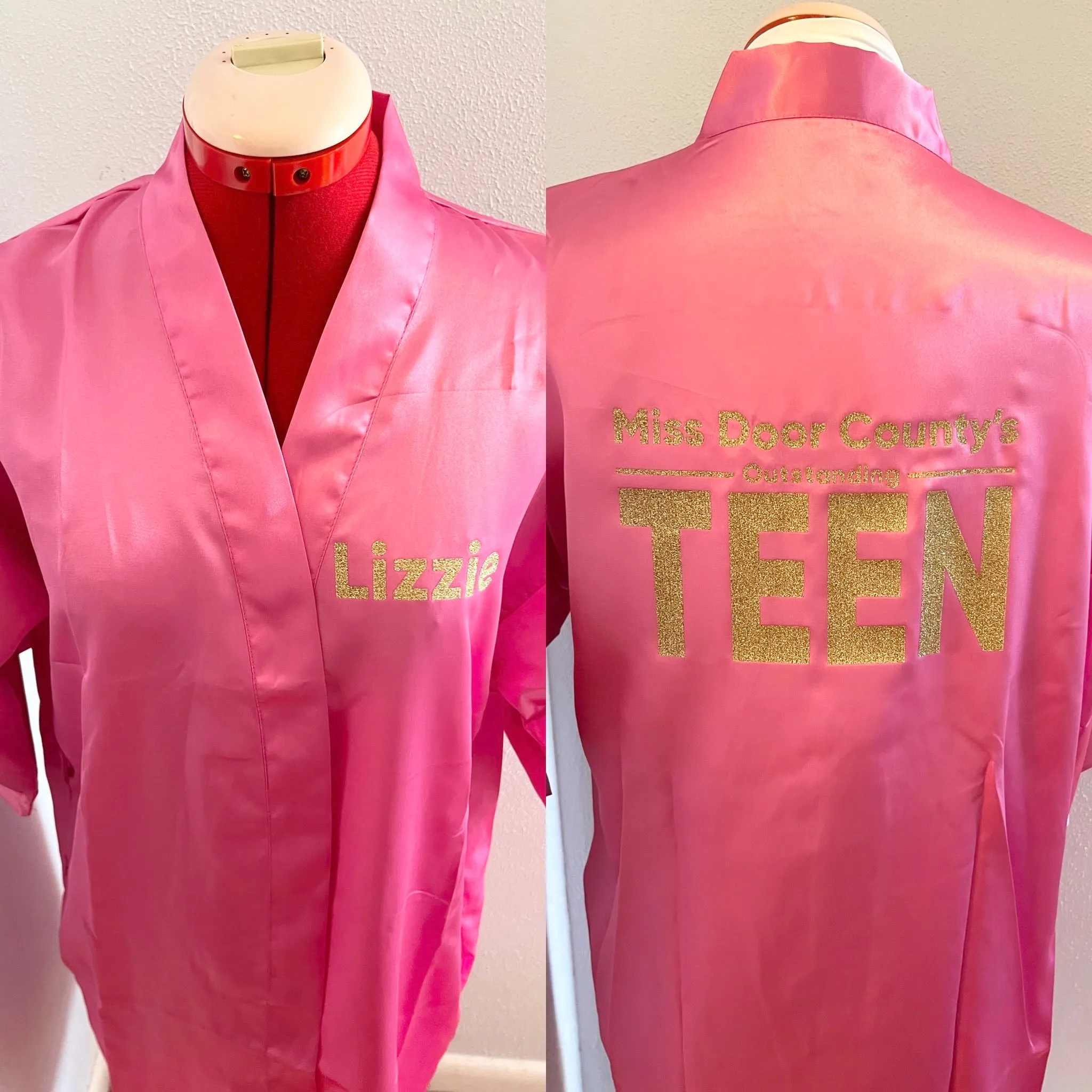 Miss America's Outstanding Teen Title Silk Robe