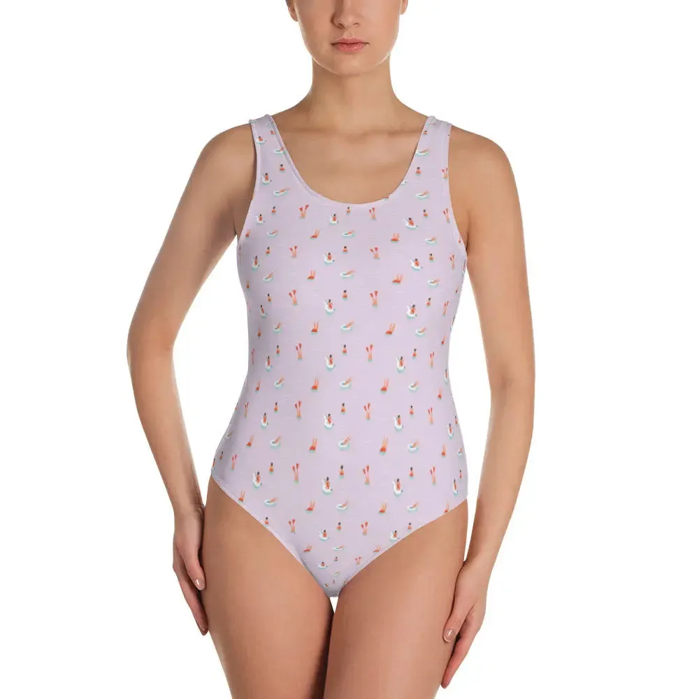 One-Piece Swimsuits | At The Pool | Women Swimming