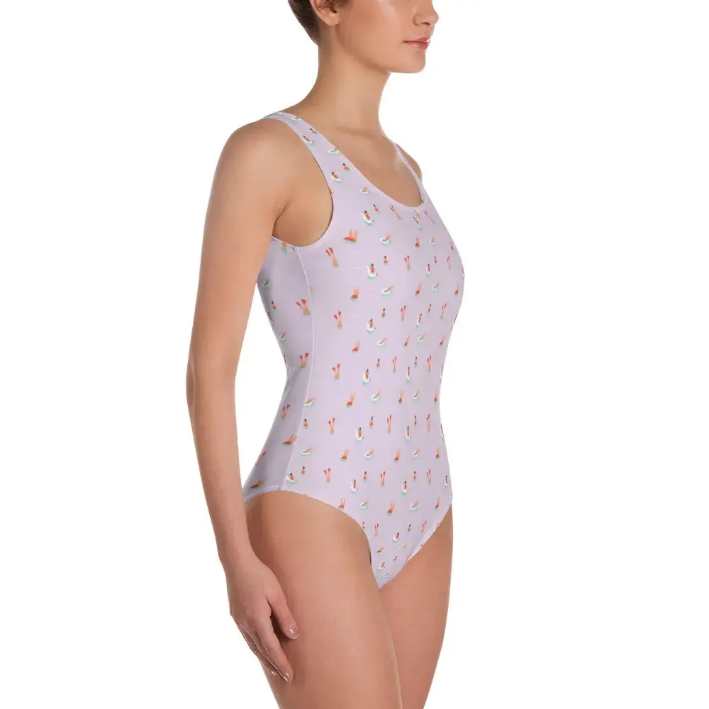 One-Piece Swimsuits | At The Pool | Women Swimming