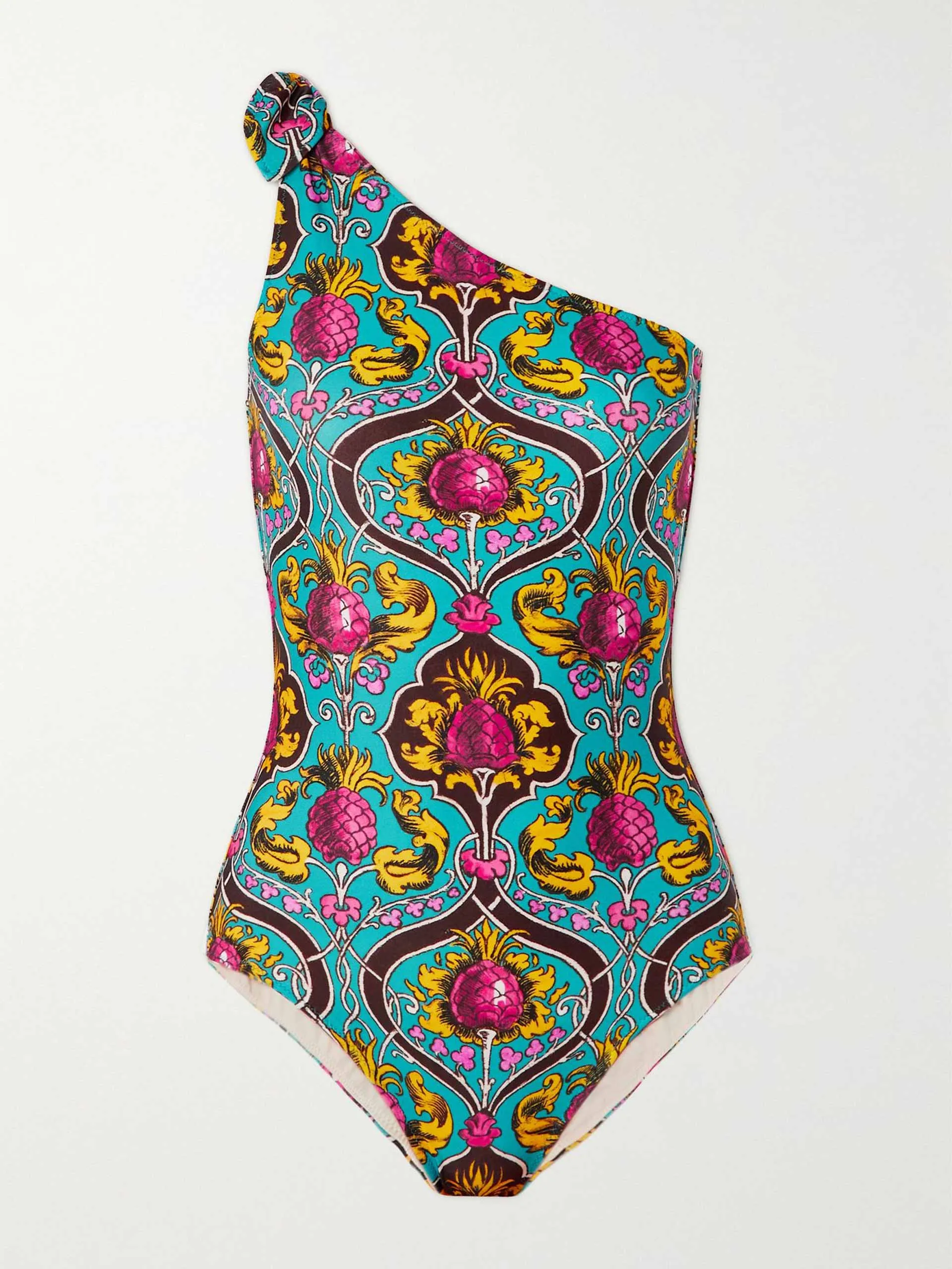 One-shoulder swimsuit