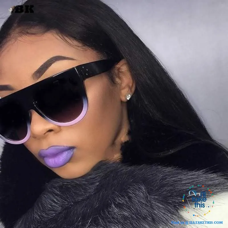 Oversized Designer Cat Eye Women's Sunglasses - Chic Luxury Sunglasses UV400 Shades - 5 Colors