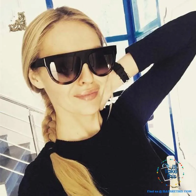 Oversized Designer Cat Eye Women's Sunglasses - Chic Luxury Sunglasses UV400 Shades - 5 Colors