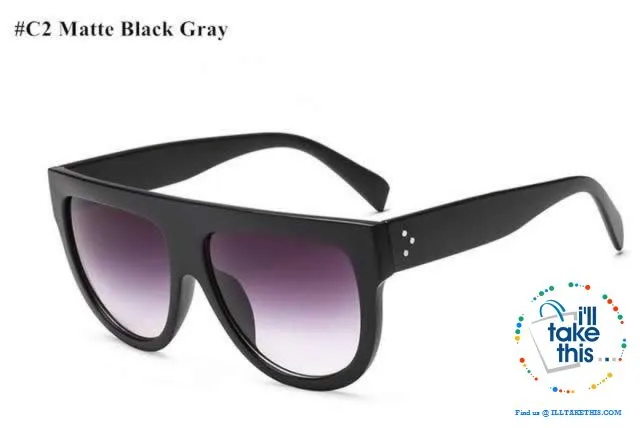 Oversized Designer Cat Eye Women's Sunglasses - Chic Luxury Sunglasses UV400 Shades - 5 Colors