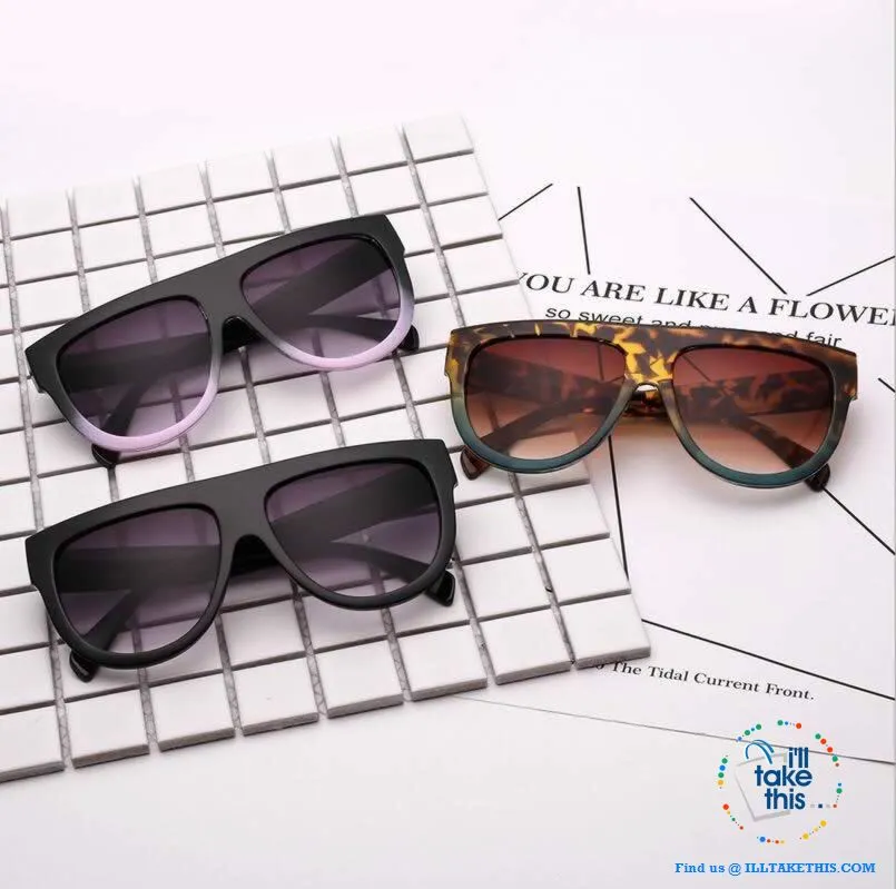Oversized Designer Cat Eye Women's Sunglasses - Chic Luxury Sunglasses UV400 Shades - 5 Colors
