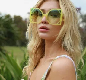 Oversized Steampunk Retro Sunglasses