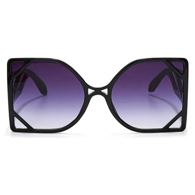 Oversized Steampunk Retro Sunglasses