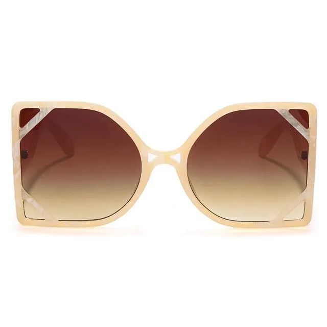 Oversized Steampunk Retro Sunglasses