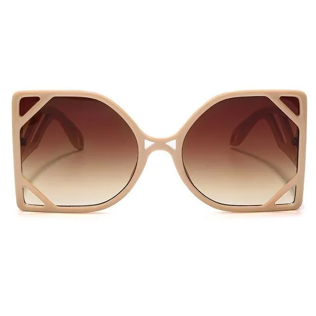 Oversized Steampunk Retro Sunglasses