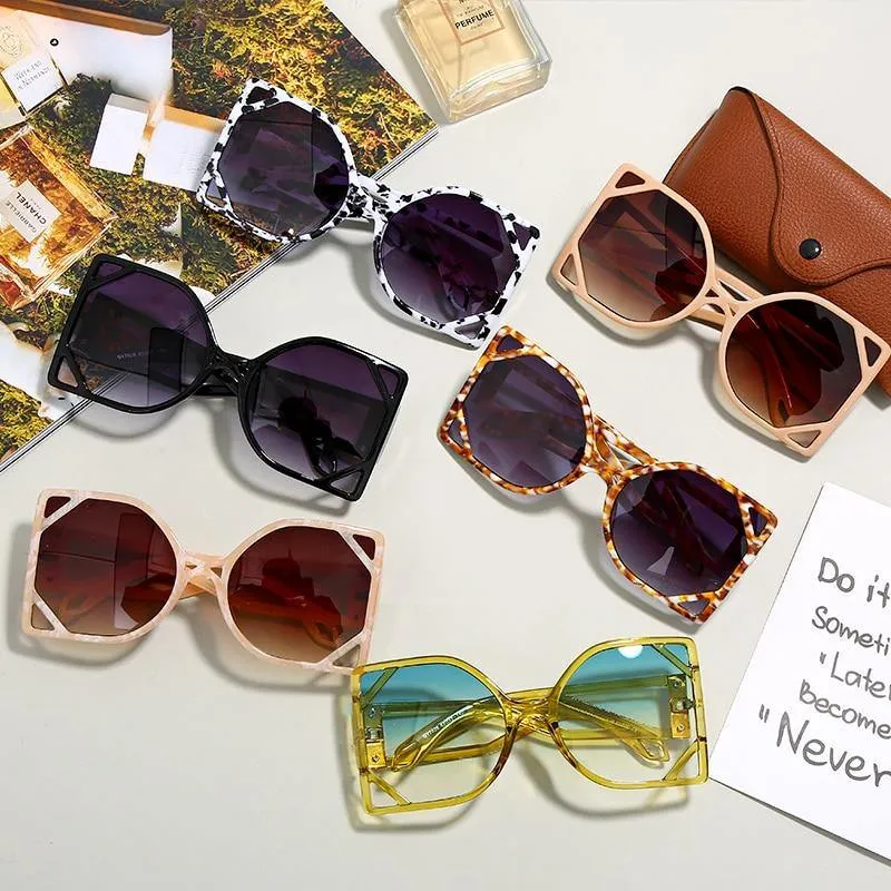 Oversized Steampunk Retro Sunglasses
