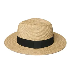 Paladoo Women Wide Brim Fedora Beach Sun Hat Summer UPF50  Brown