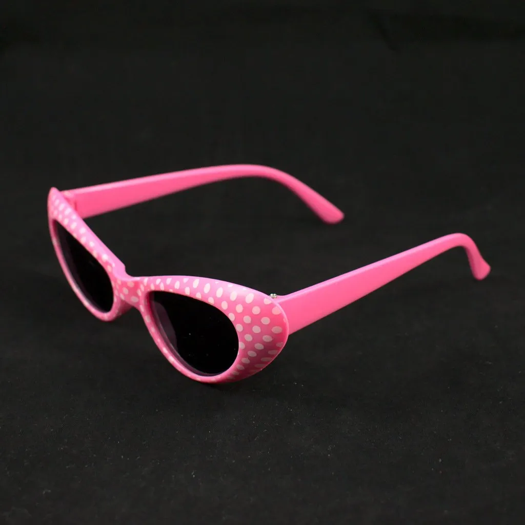 Pink Meow Polka Dot Sunglasses