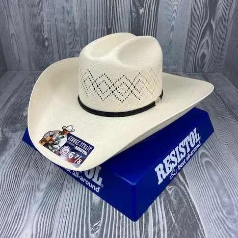 Resistol George Strait Collection Renner 4 1/4" Brim Straw Hat