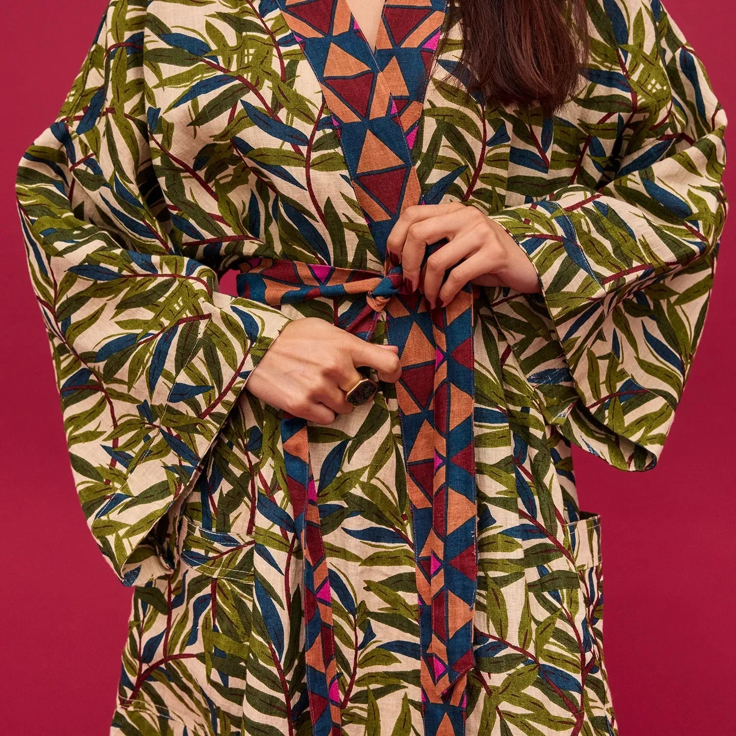 Sage & Clare - Verita Linen Robe