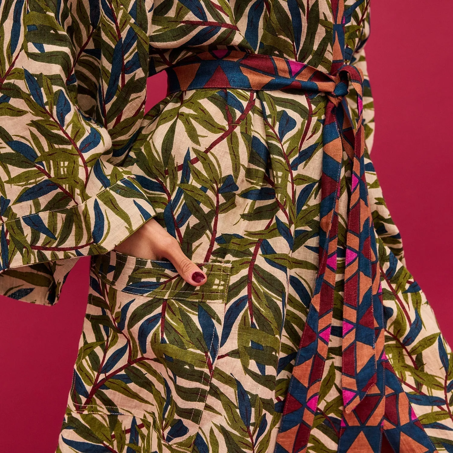 Sage & Clare - Verita Linen Robe