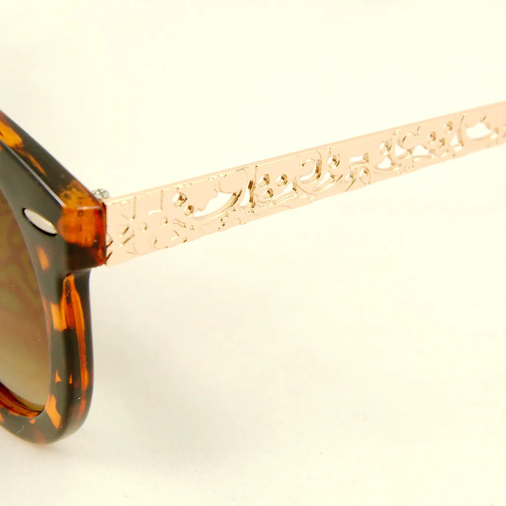 Tort Gold Abstract Sunglasses