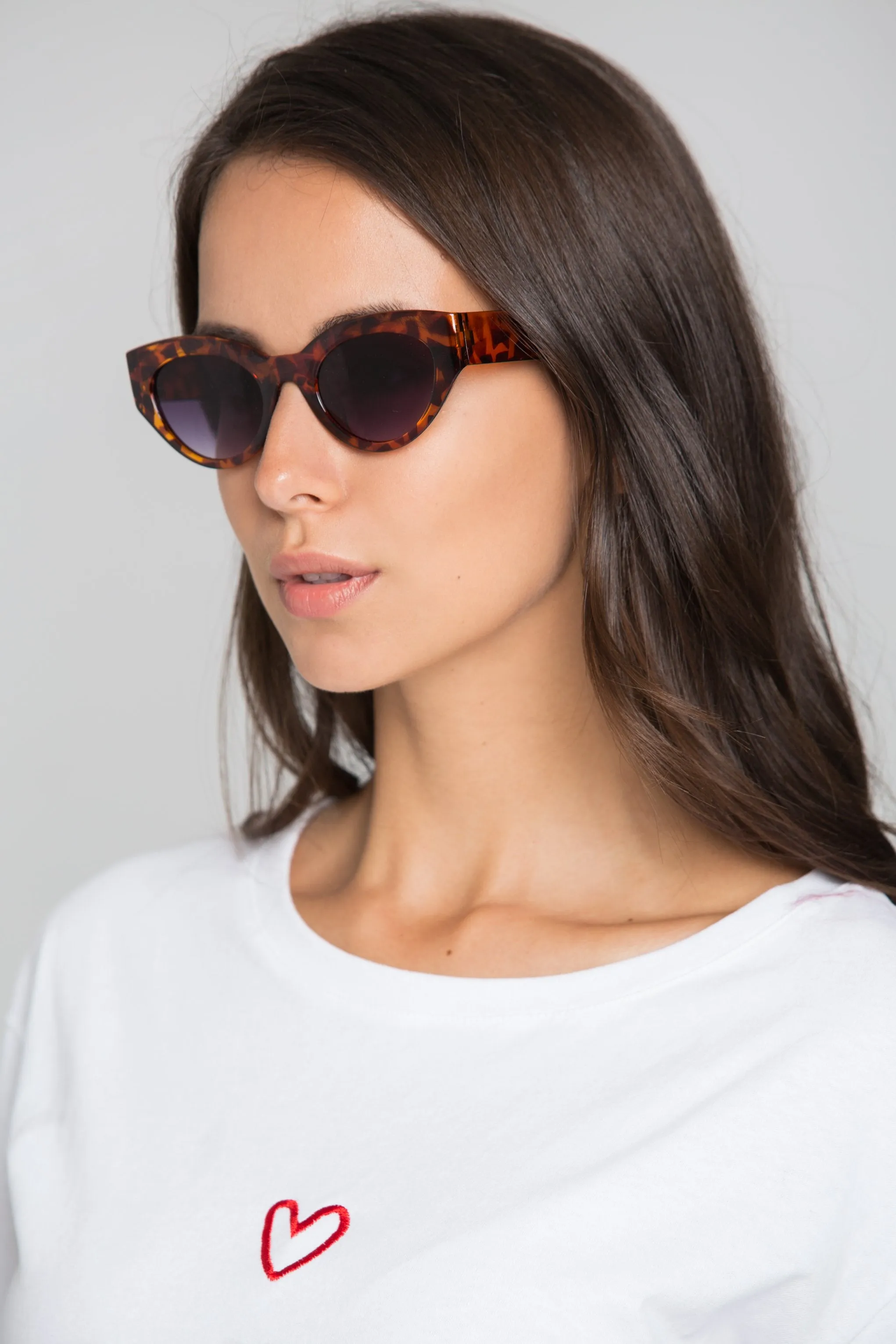 Tortoise Retro Cat Eye Sunglasses